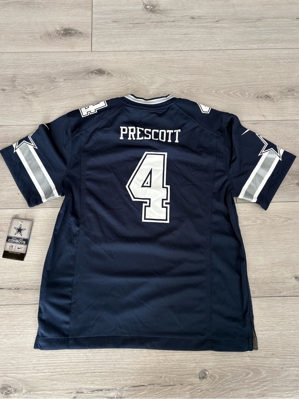NFL Nike Dallas Cowboys #4 Dak Prescott Football Jersey Youth Size L New w Tags